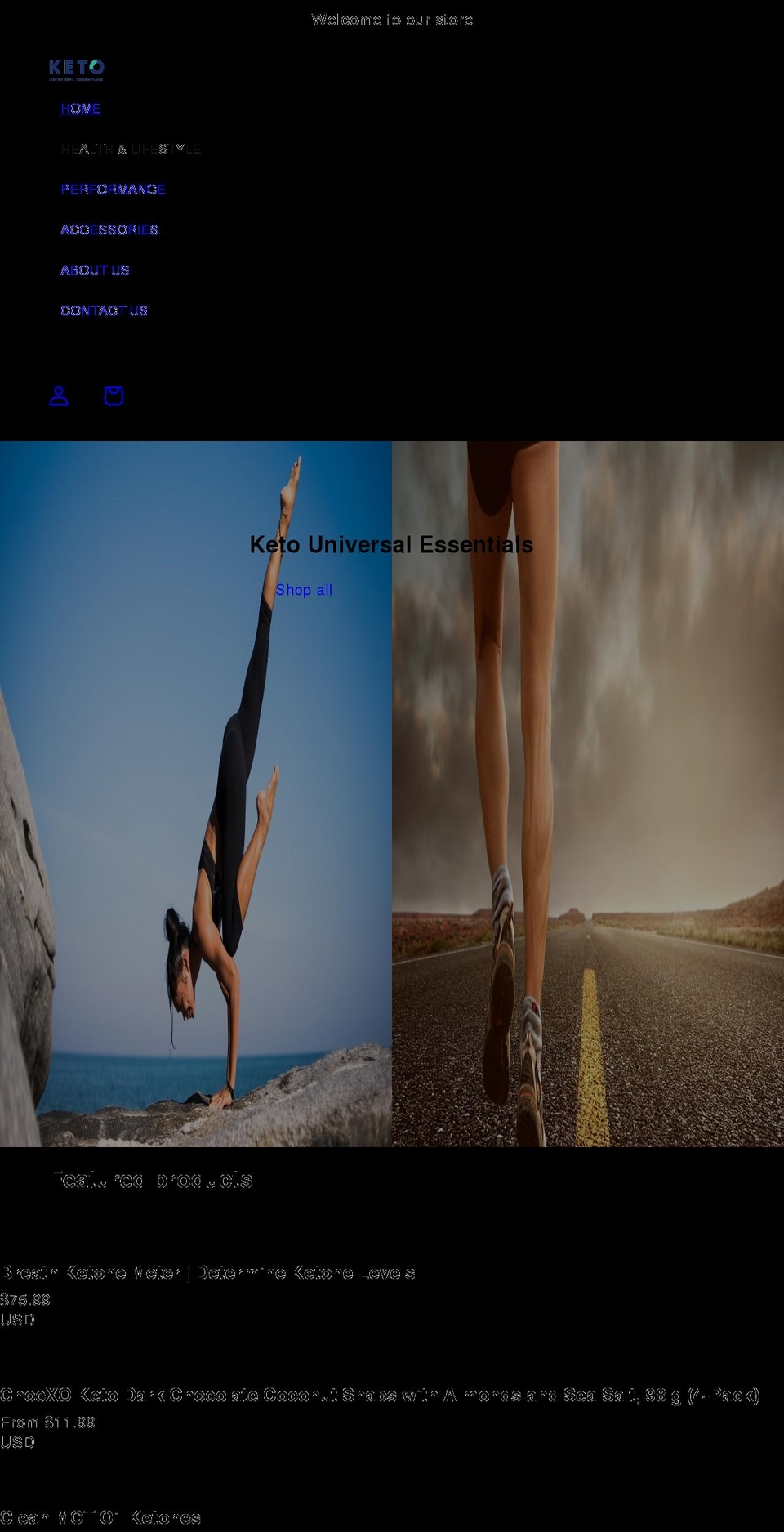 ketoue.com shopify website screenshot