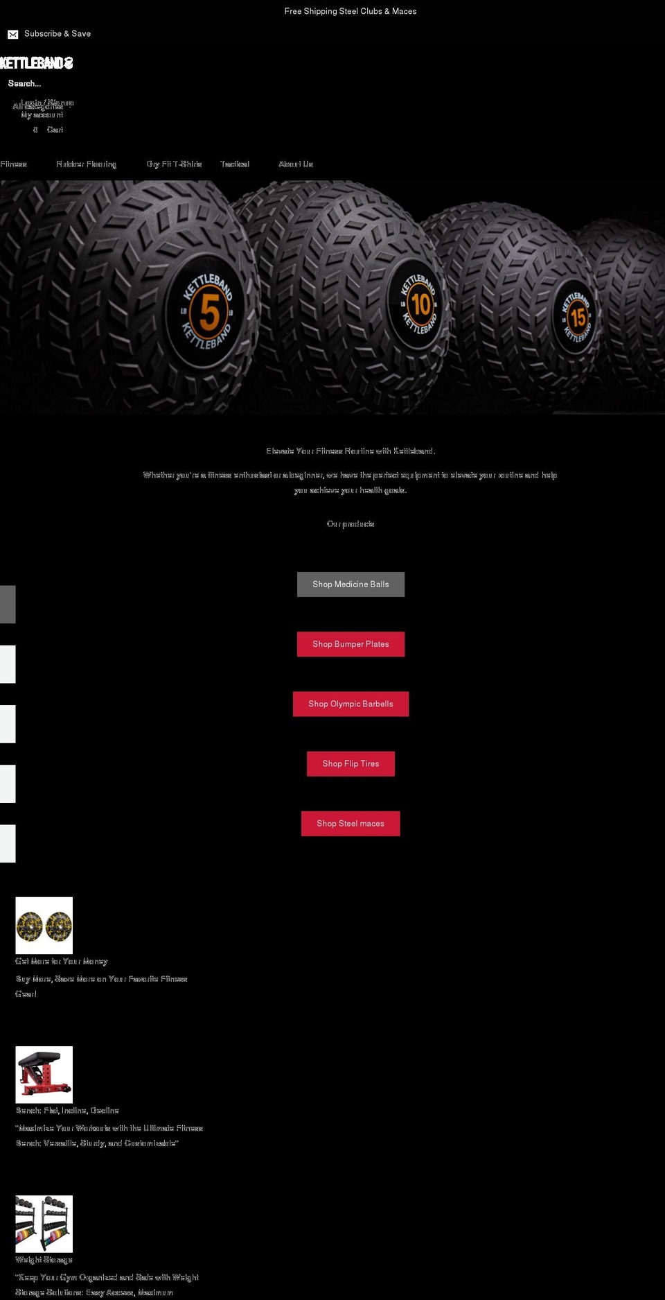 kettleband.com shopify website screenshot