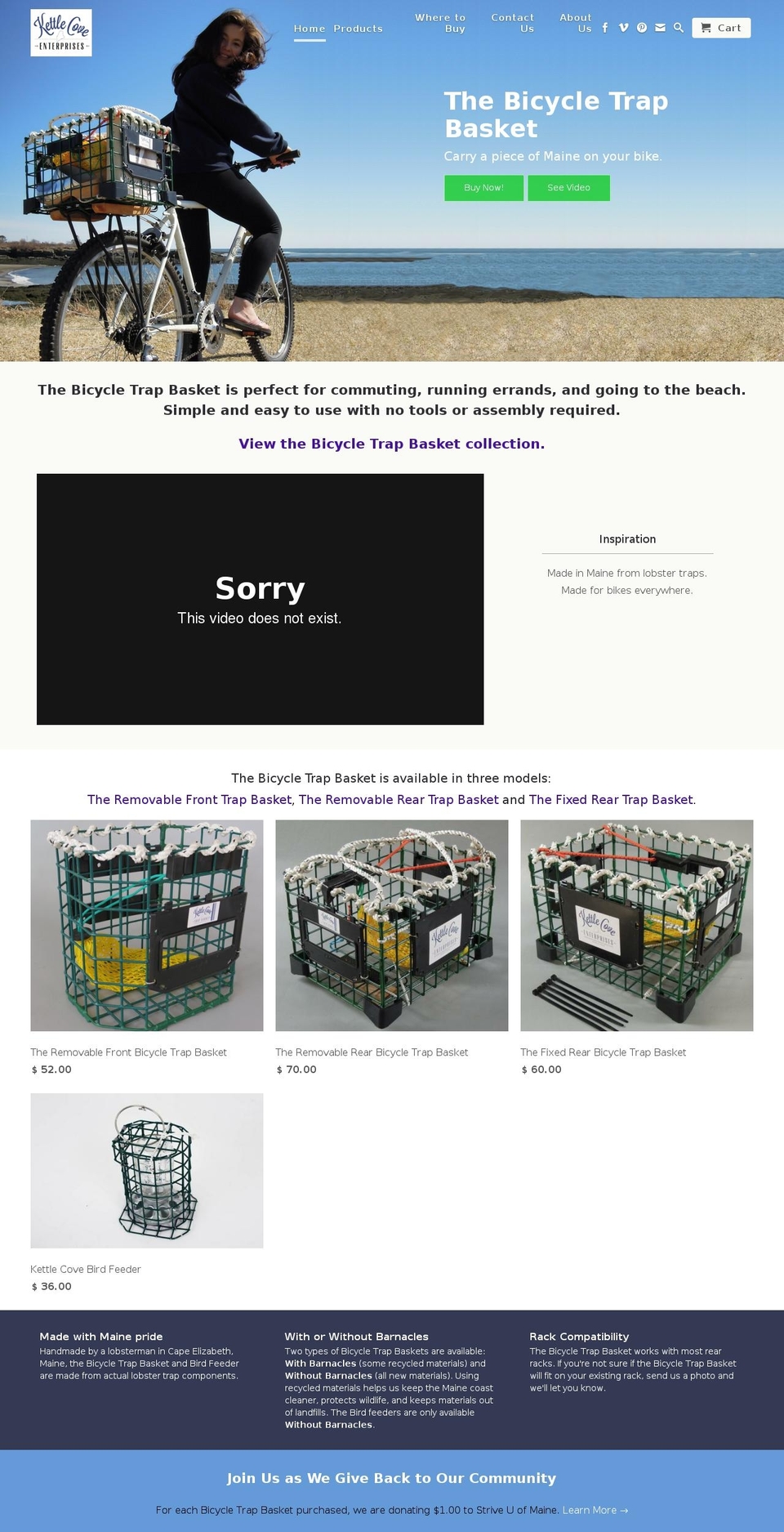 kettlecoveenterprises.com shopify website screenshot