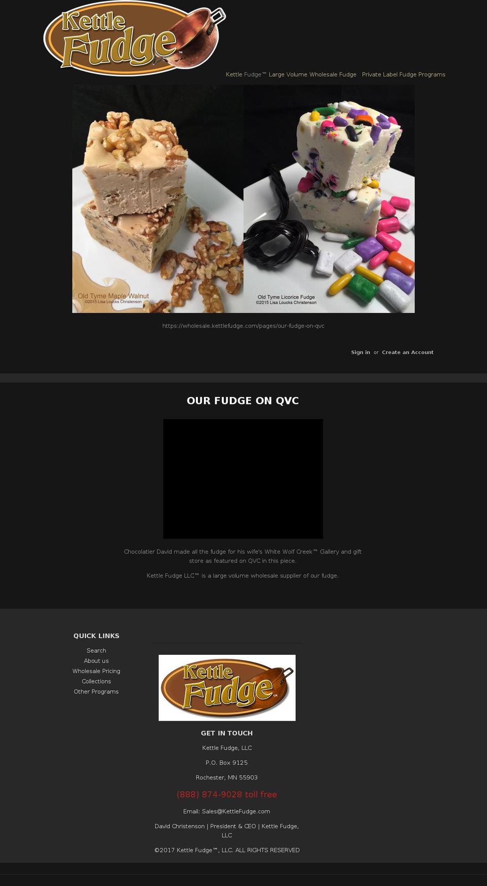kettlefudge.com — Shopify storefront screenshot