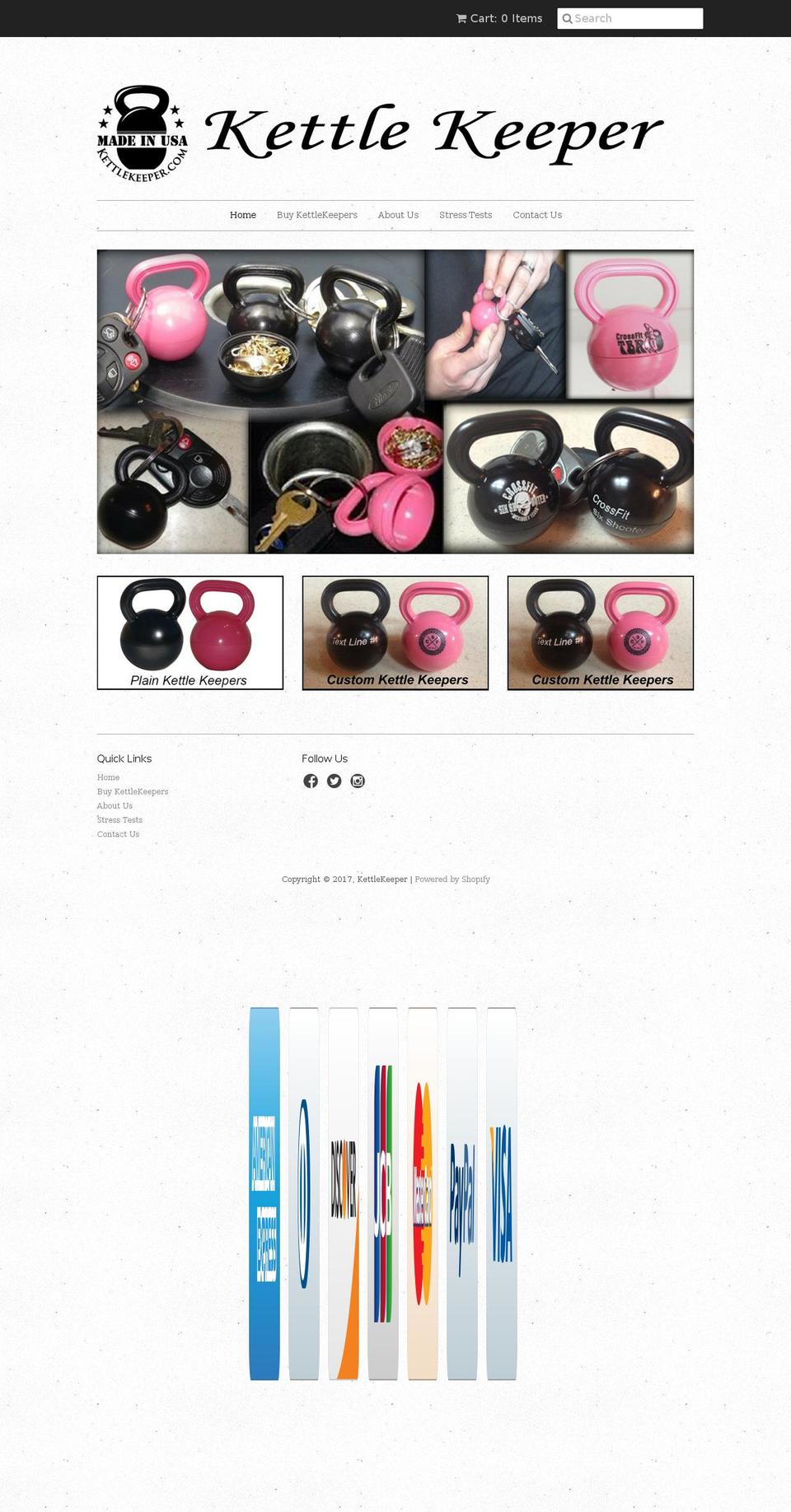 kettlekeeper.com shopify website screenshot