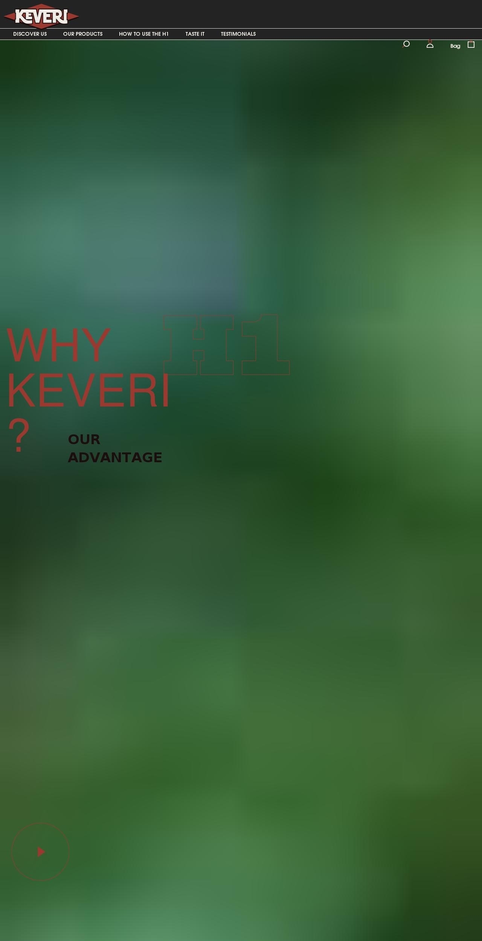 keverigrills.com shopify website screenshot
