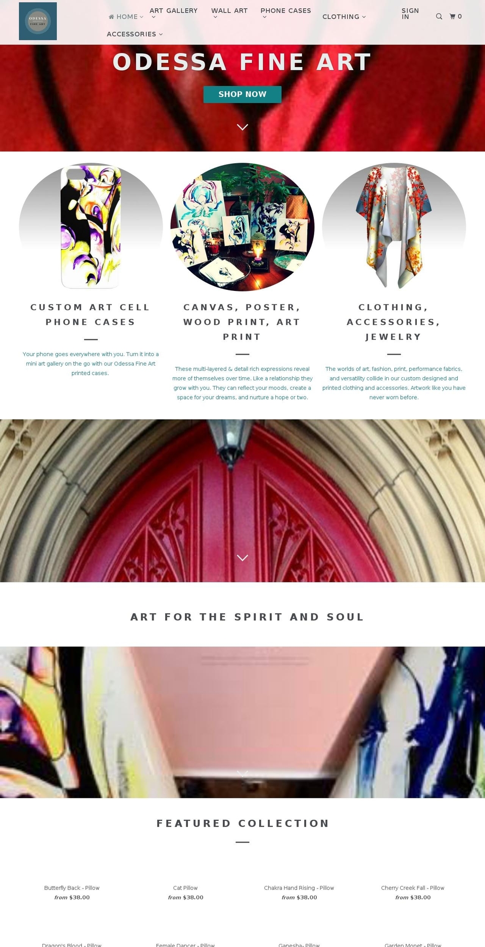 kevinkelleyfineart.com — Shopify storefront screenshot