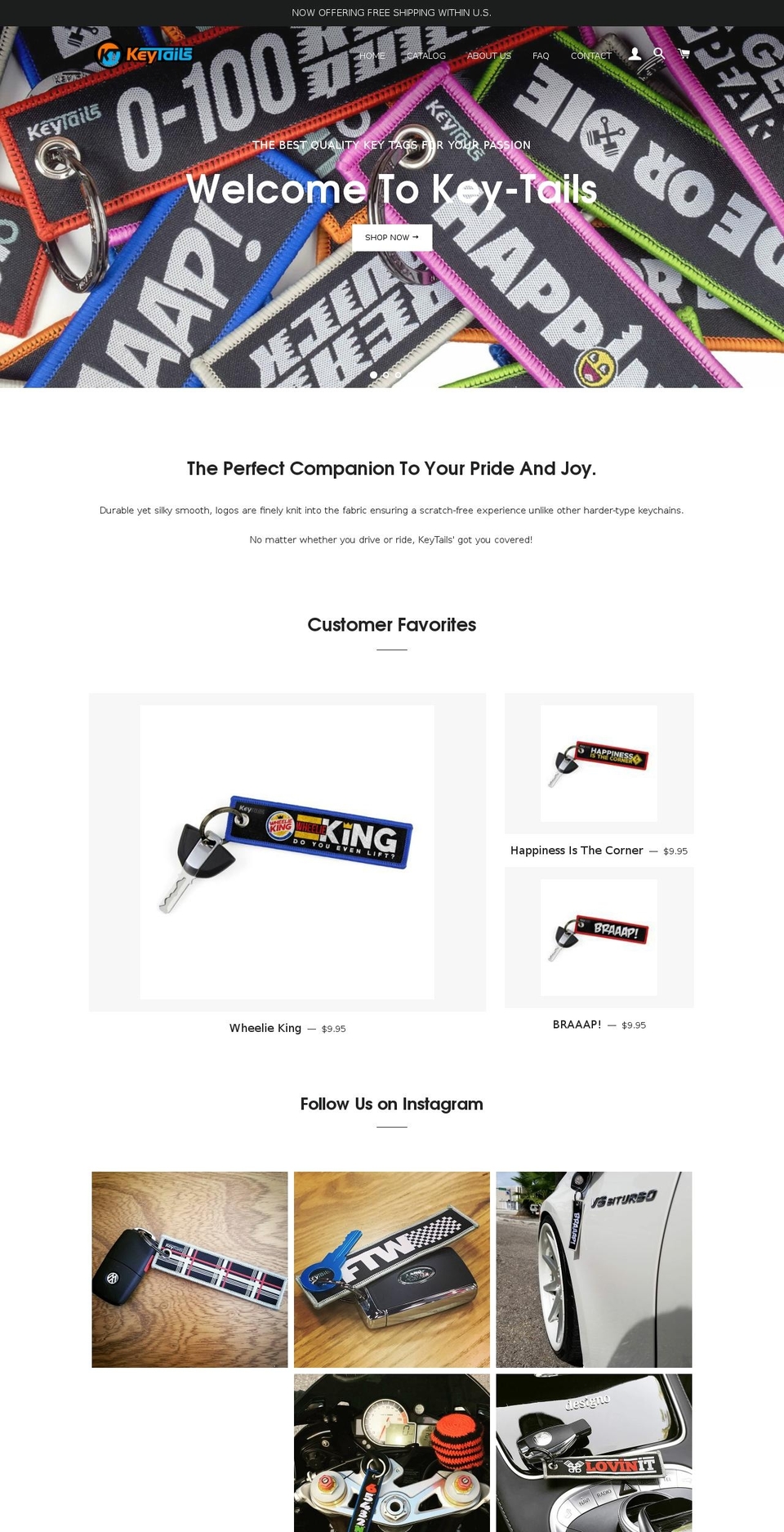 key-tails.com — Shopify storefront screenshot