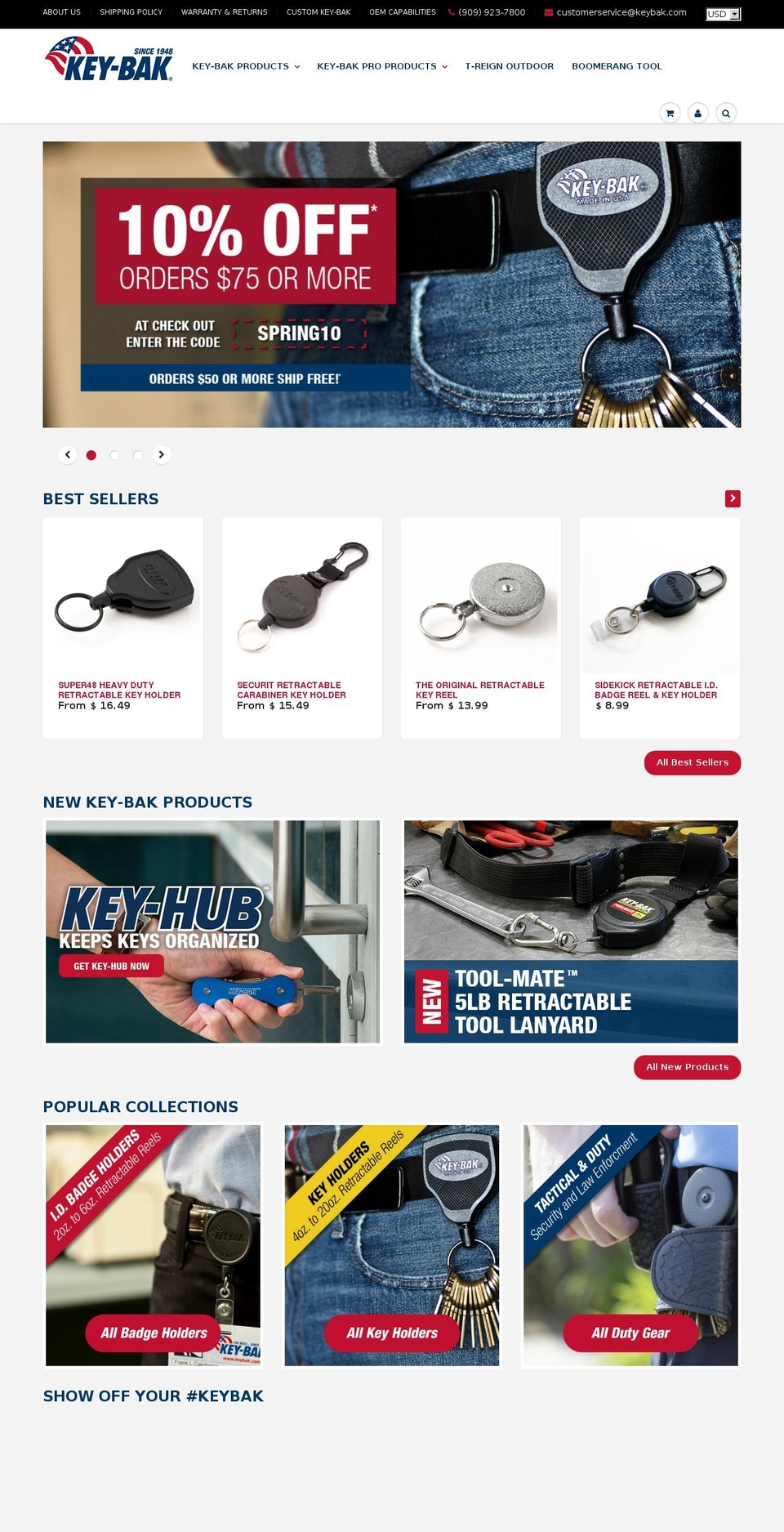 keybak.dk shopify website screenshot