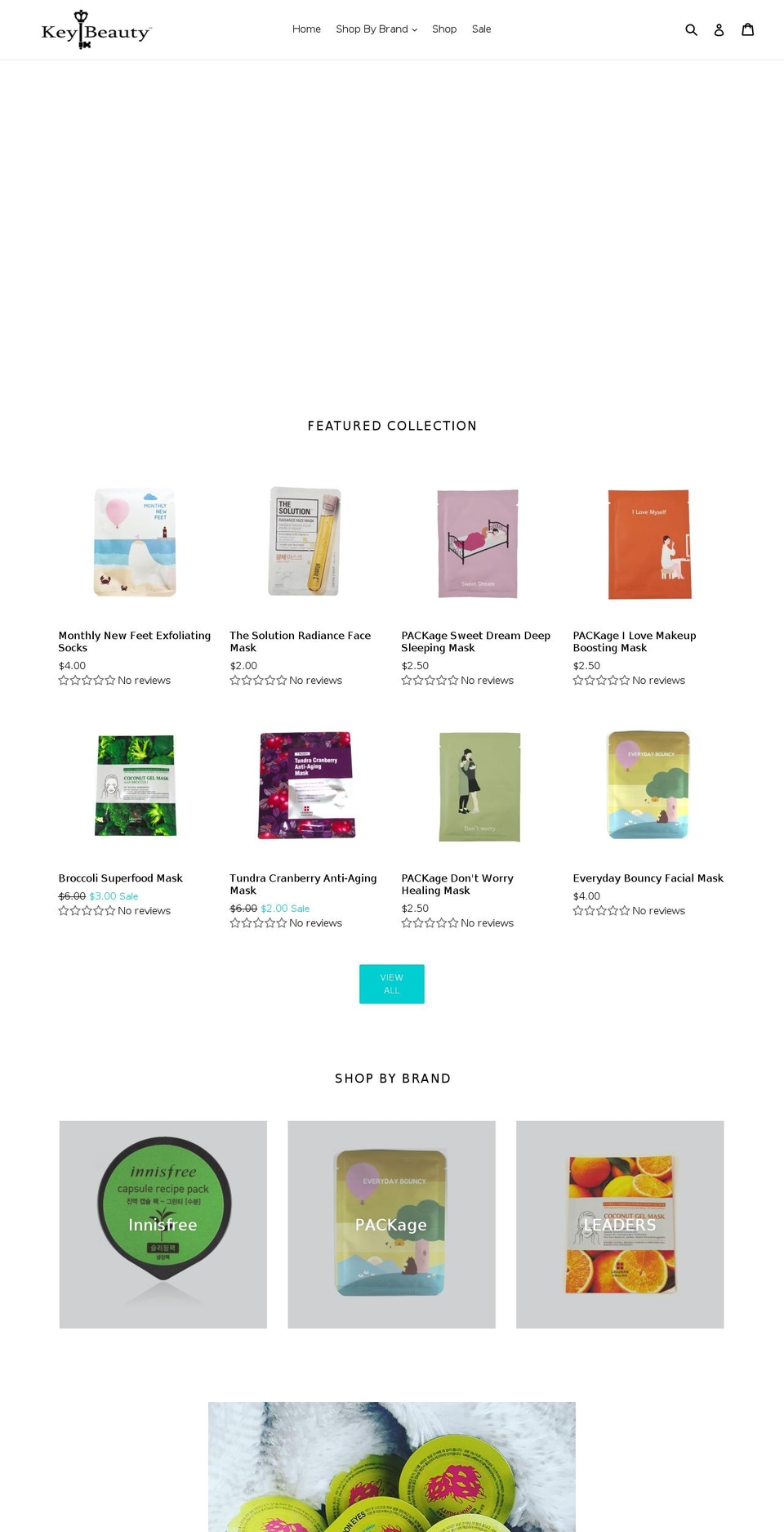 keybeautyofficial.com — Shopify storefront screenshot