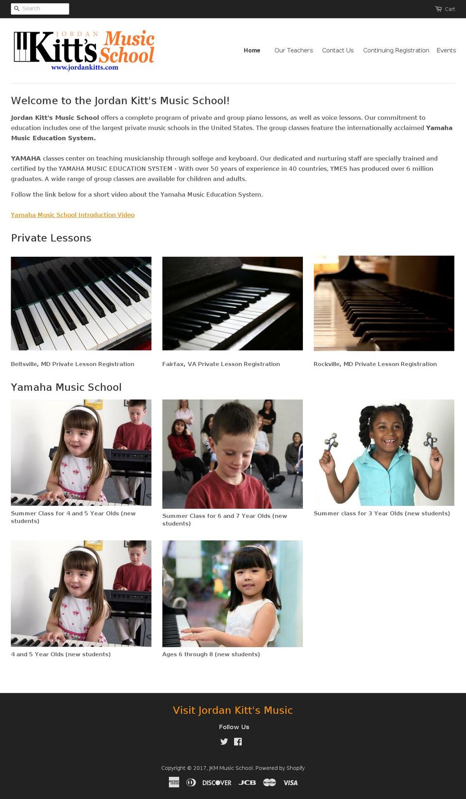 keyboardcenters.com shopify website screenshot