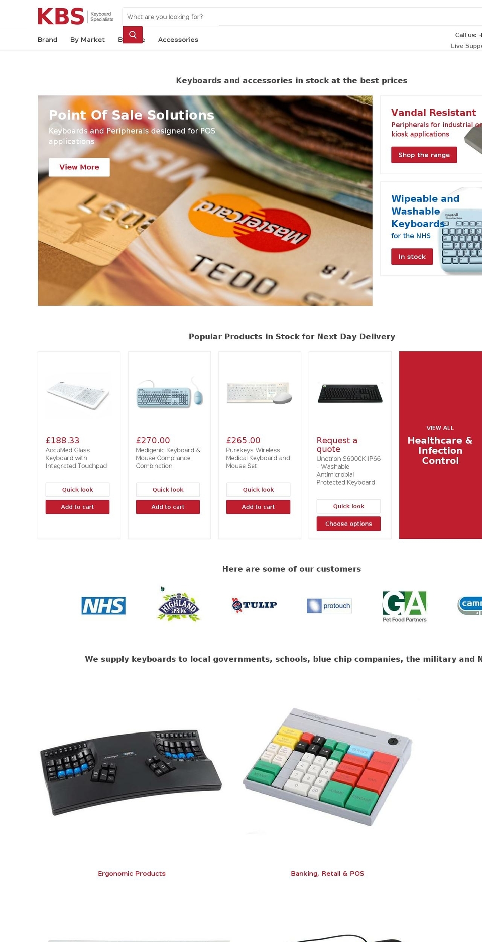 keyboardspecialists.com — Shopify storefront screenshot