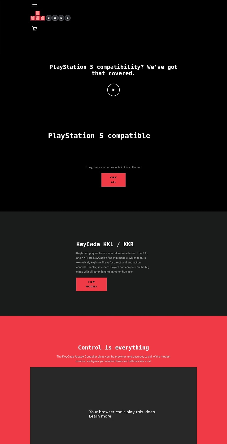 keycade.net shopify website screenshot