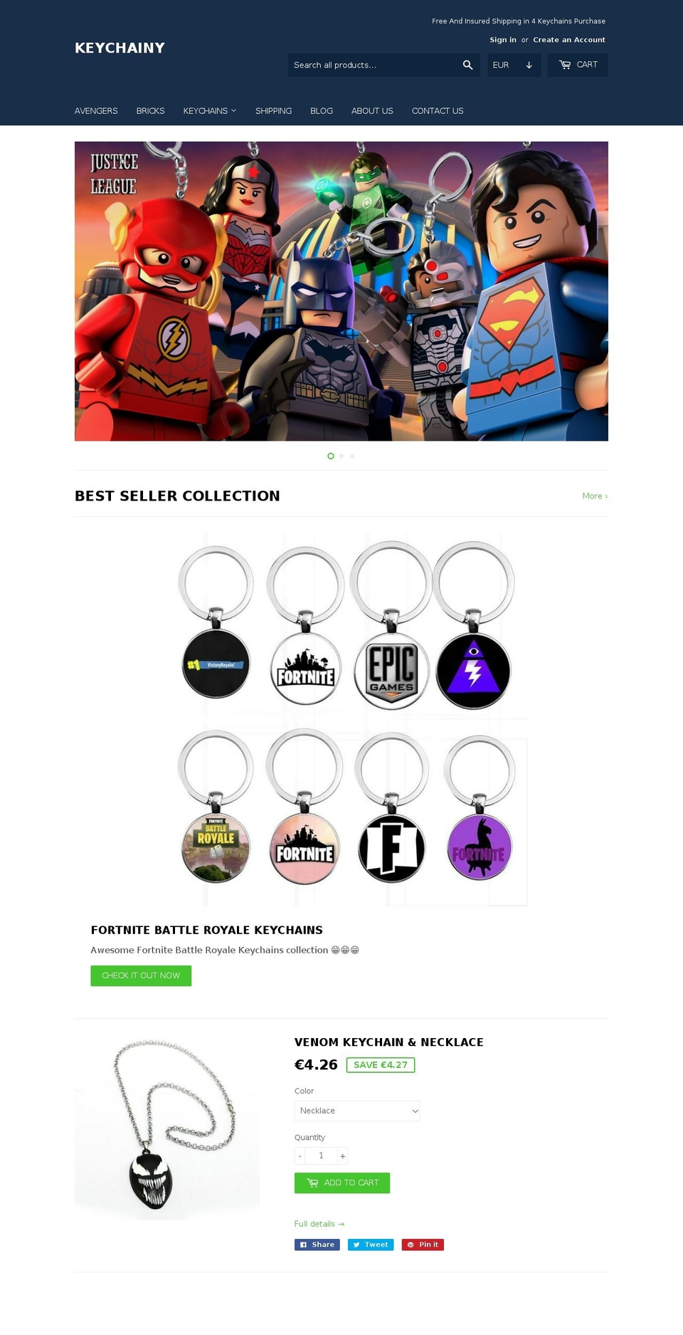 keychainy.com — Shopify storefront screenshot