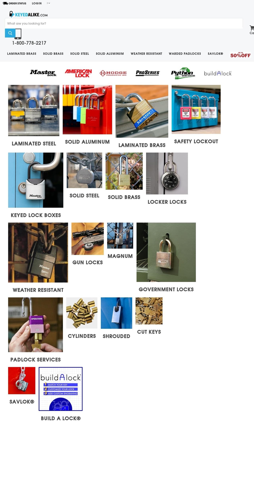 keyedalike.com shopify website screenshot