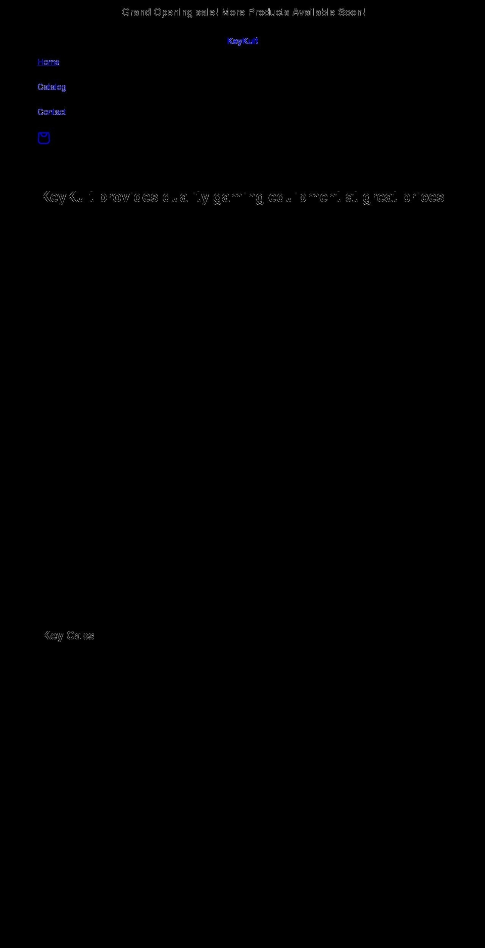 keykult.com shopify website screenshot