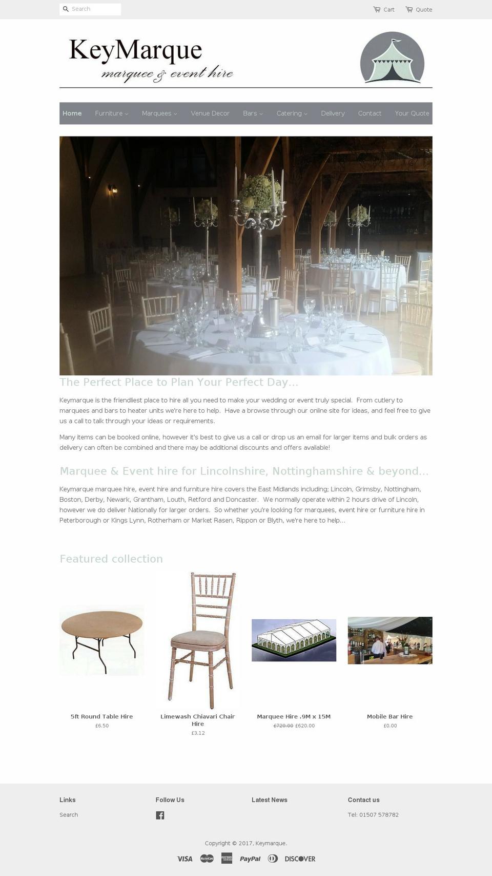 keymarque.com shopify website screenshot