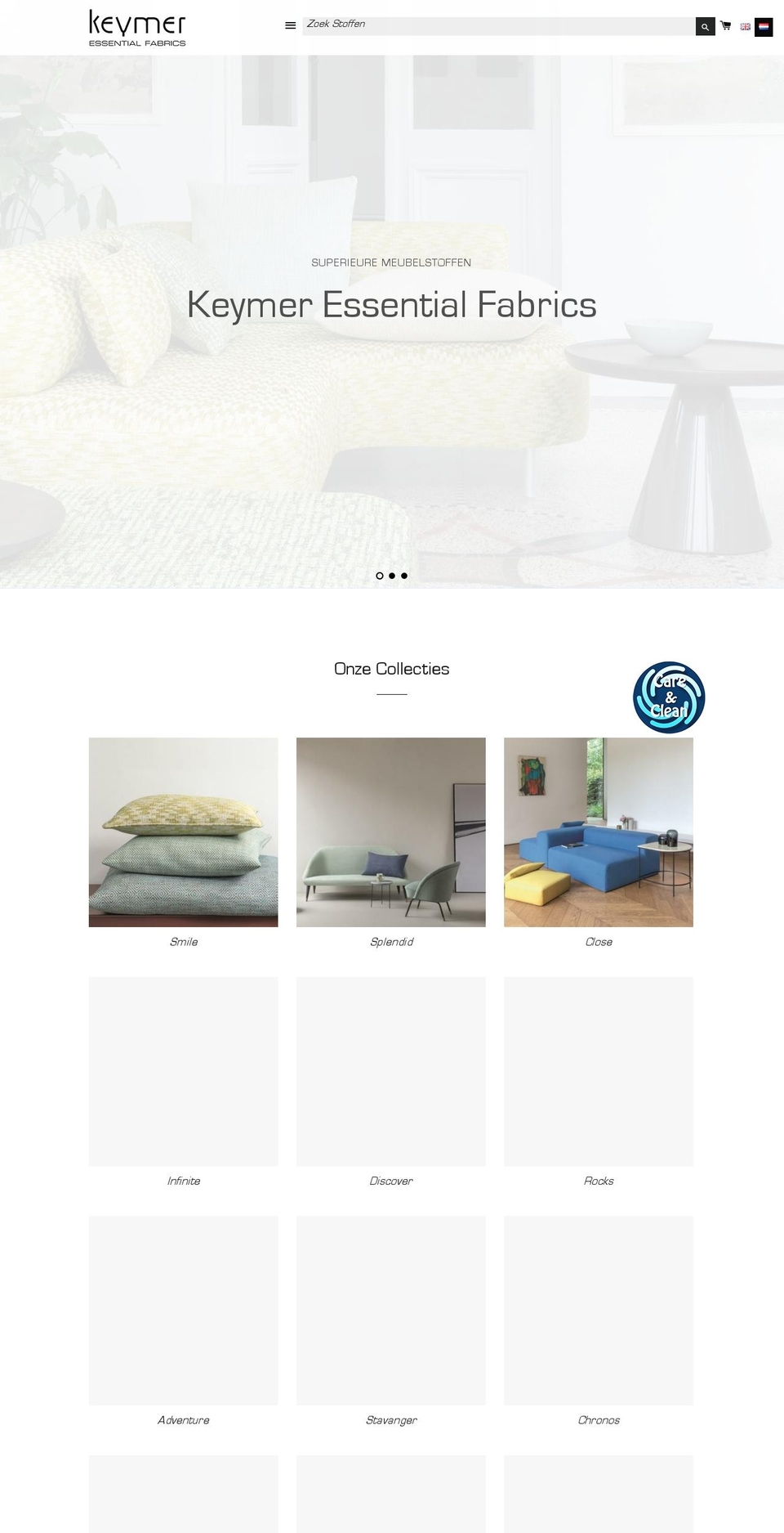 keymer.nl shopify website screenshot