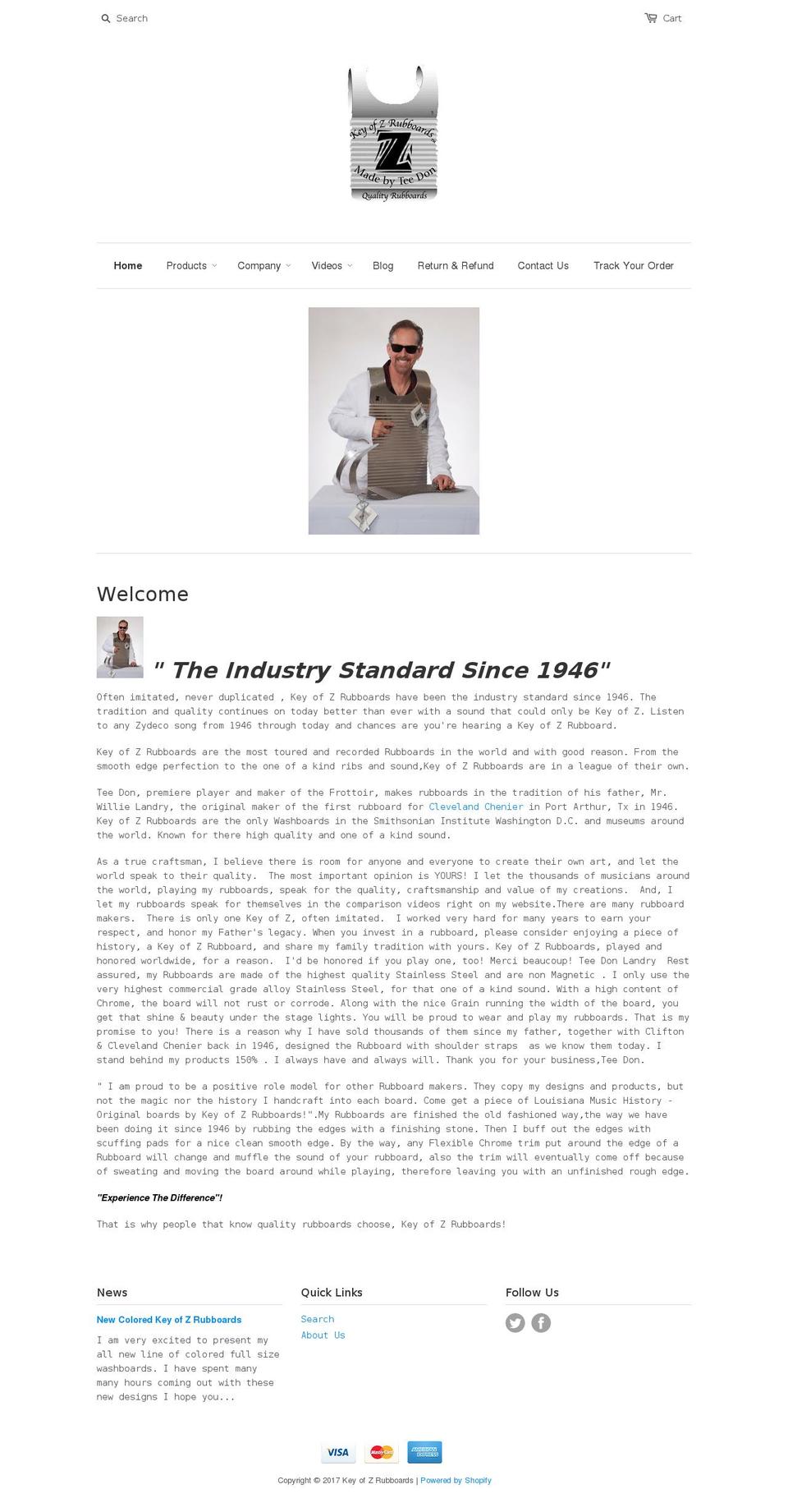 keyofzrubboards.com shopify website screenshot