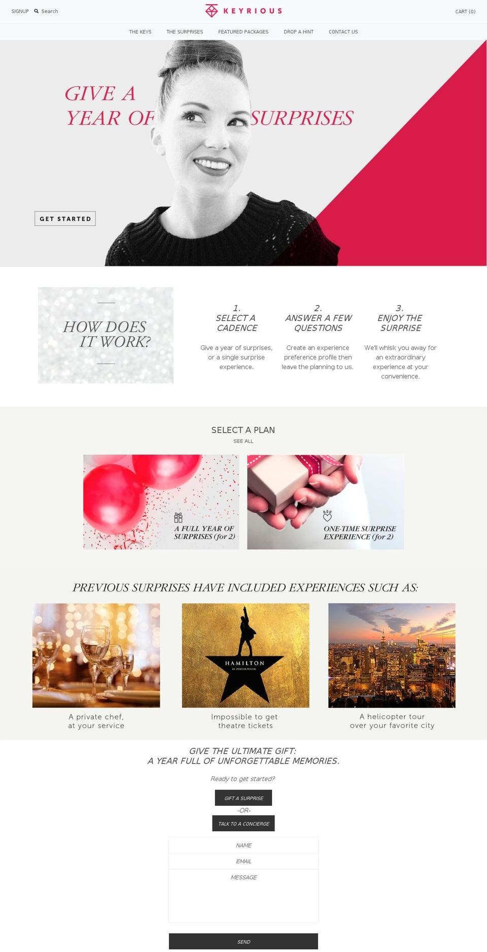 keyrius.com — Shopify storefront screenshot