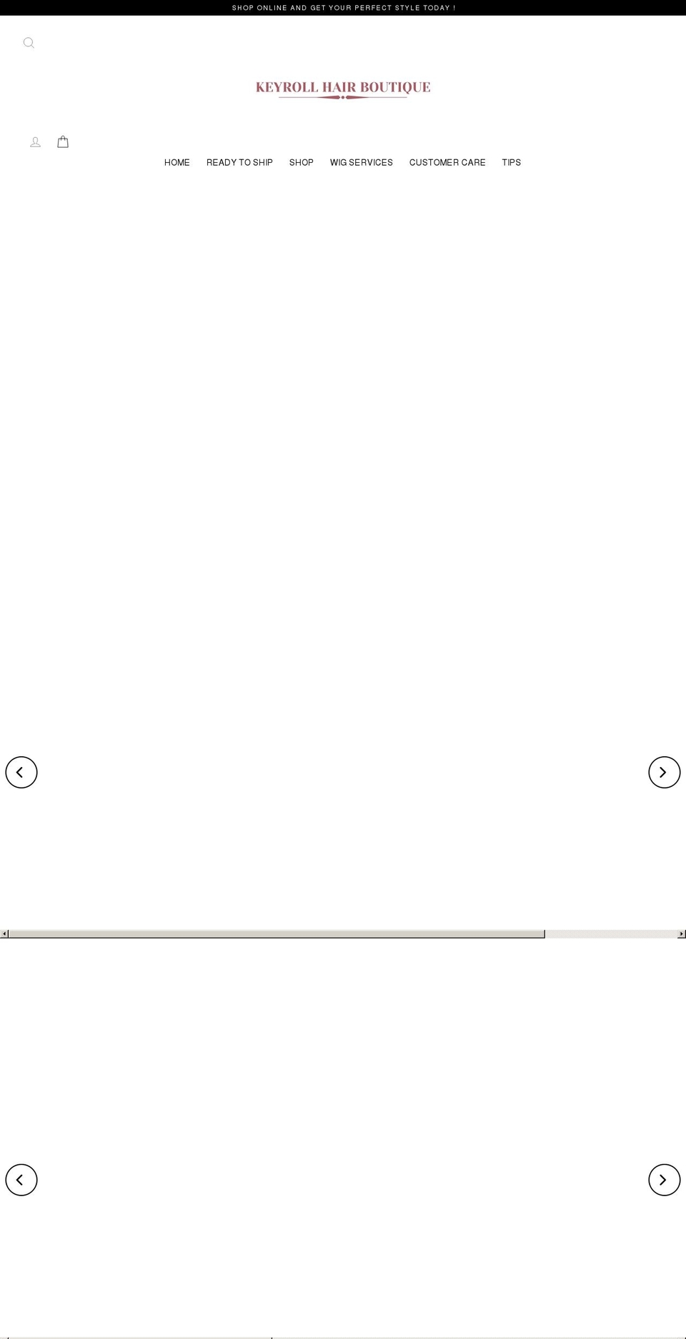 keyrollhair.com shopify website screenshot