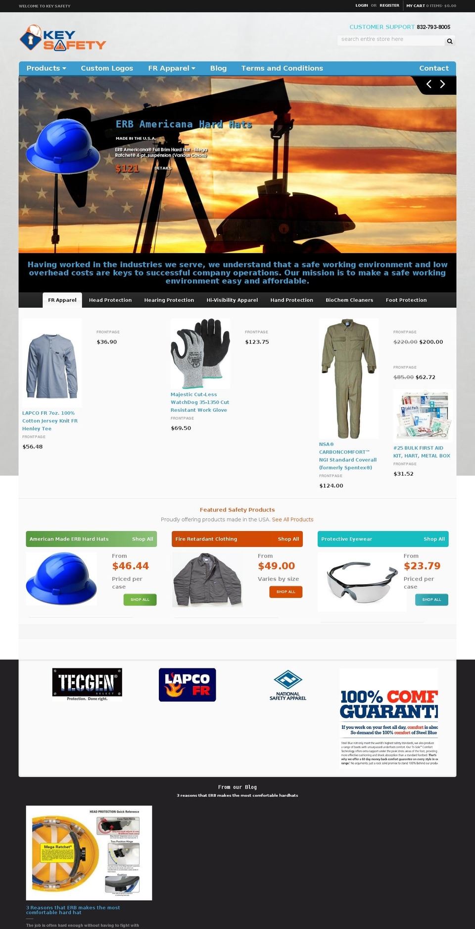 keysafety1.com shopify website screenshot