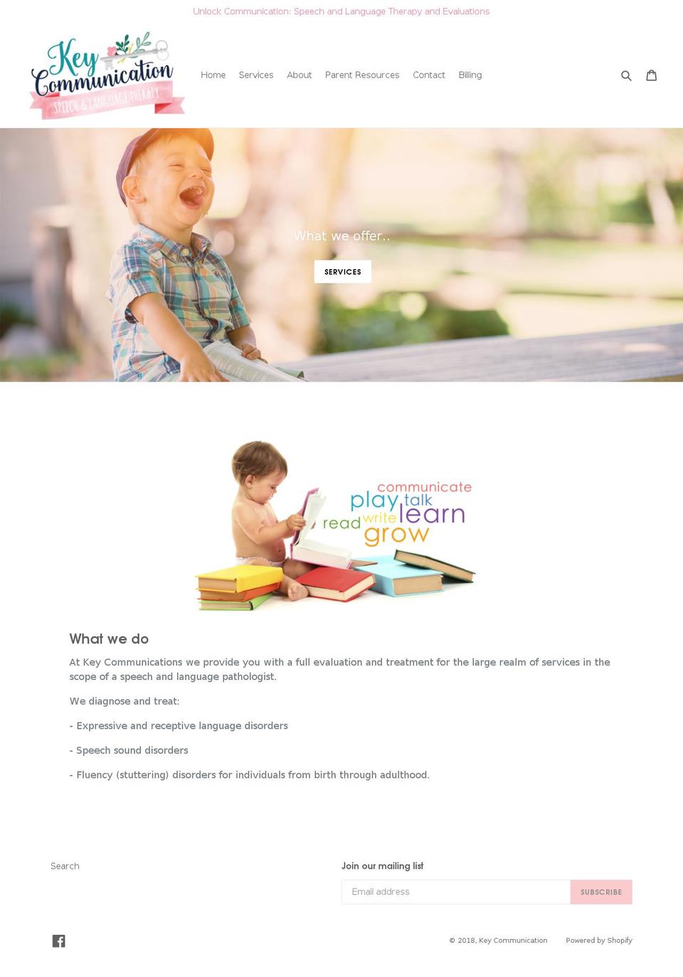 keyspeech.org shopify website screenshot