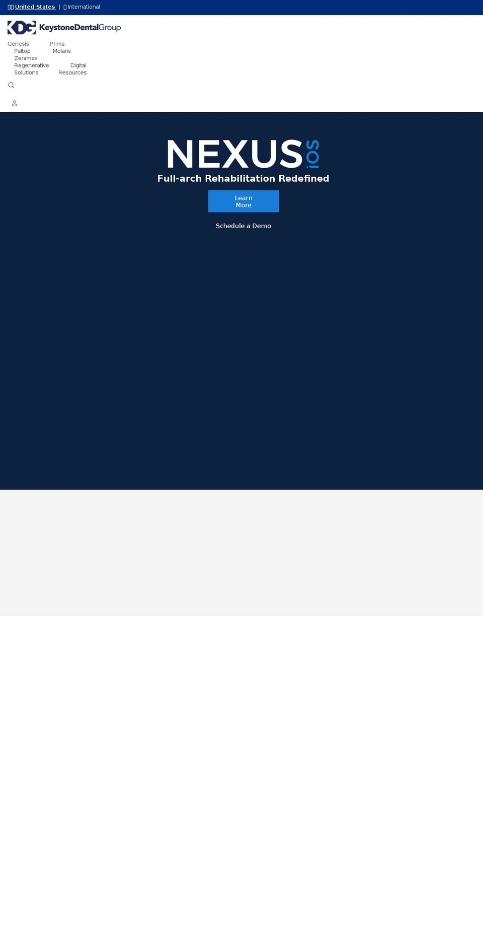 keystonedental.com shopify website screenshot