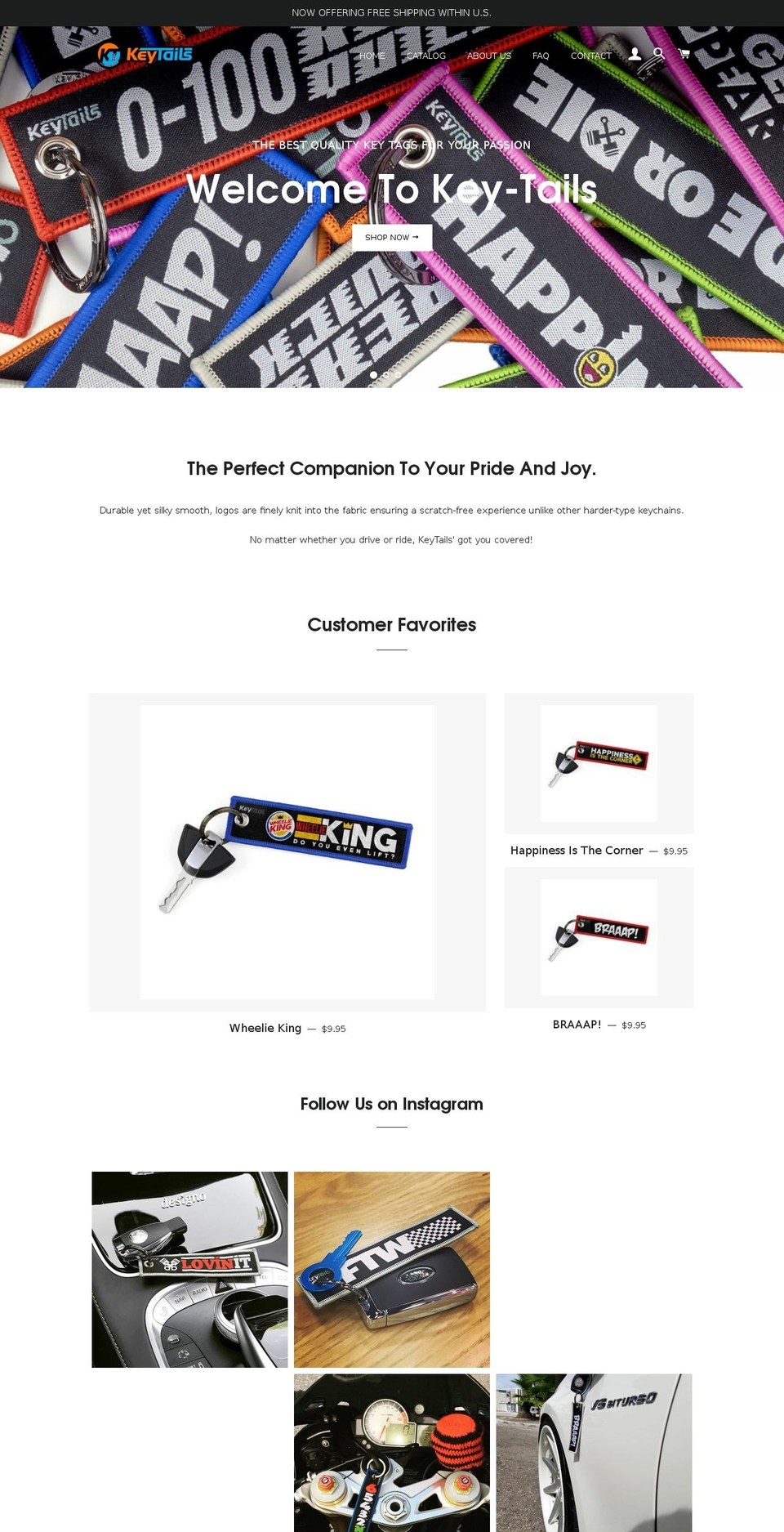 keytails.net shopify website screenshot