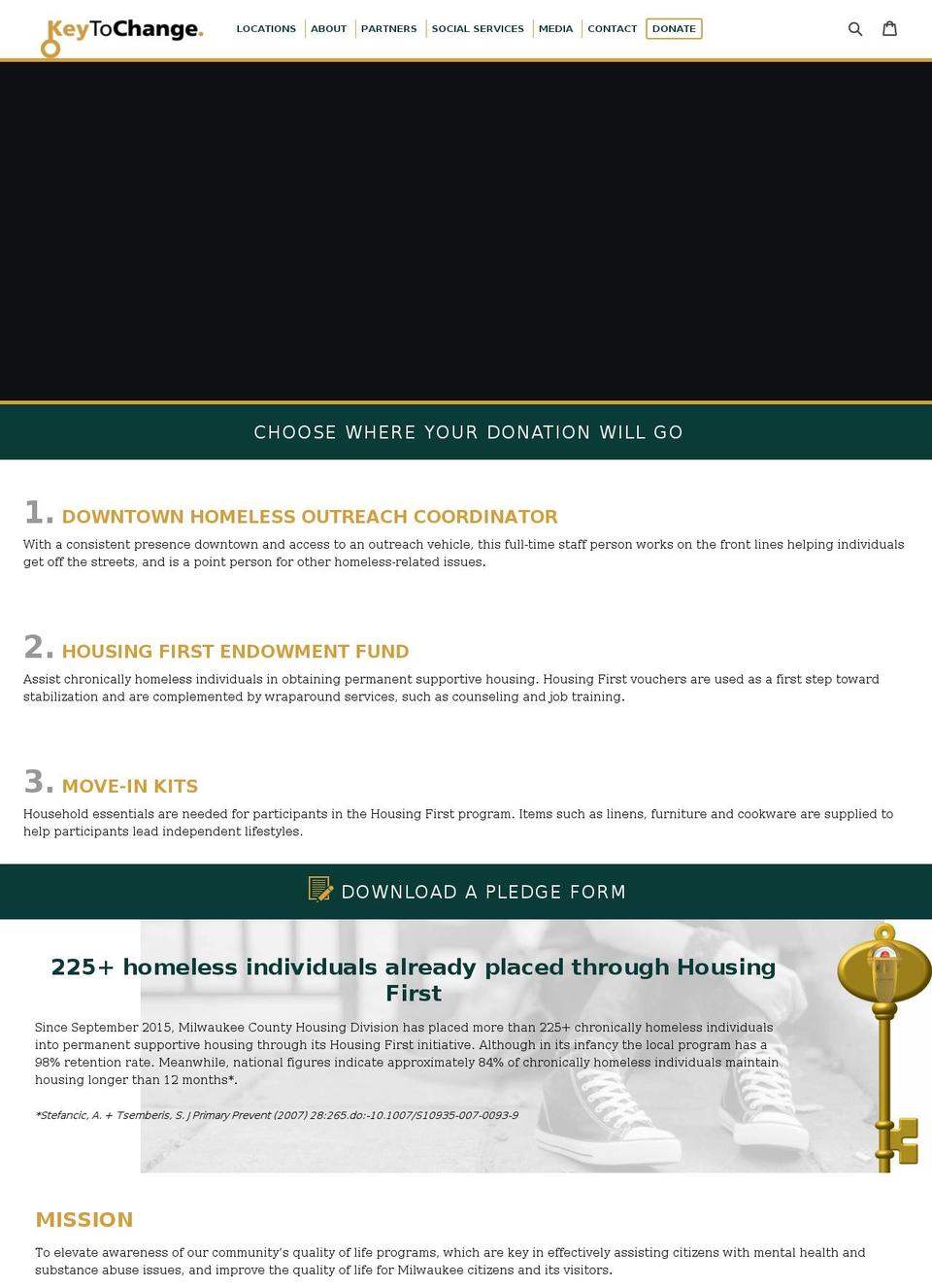 keytochangemke.com shopify website screenshot