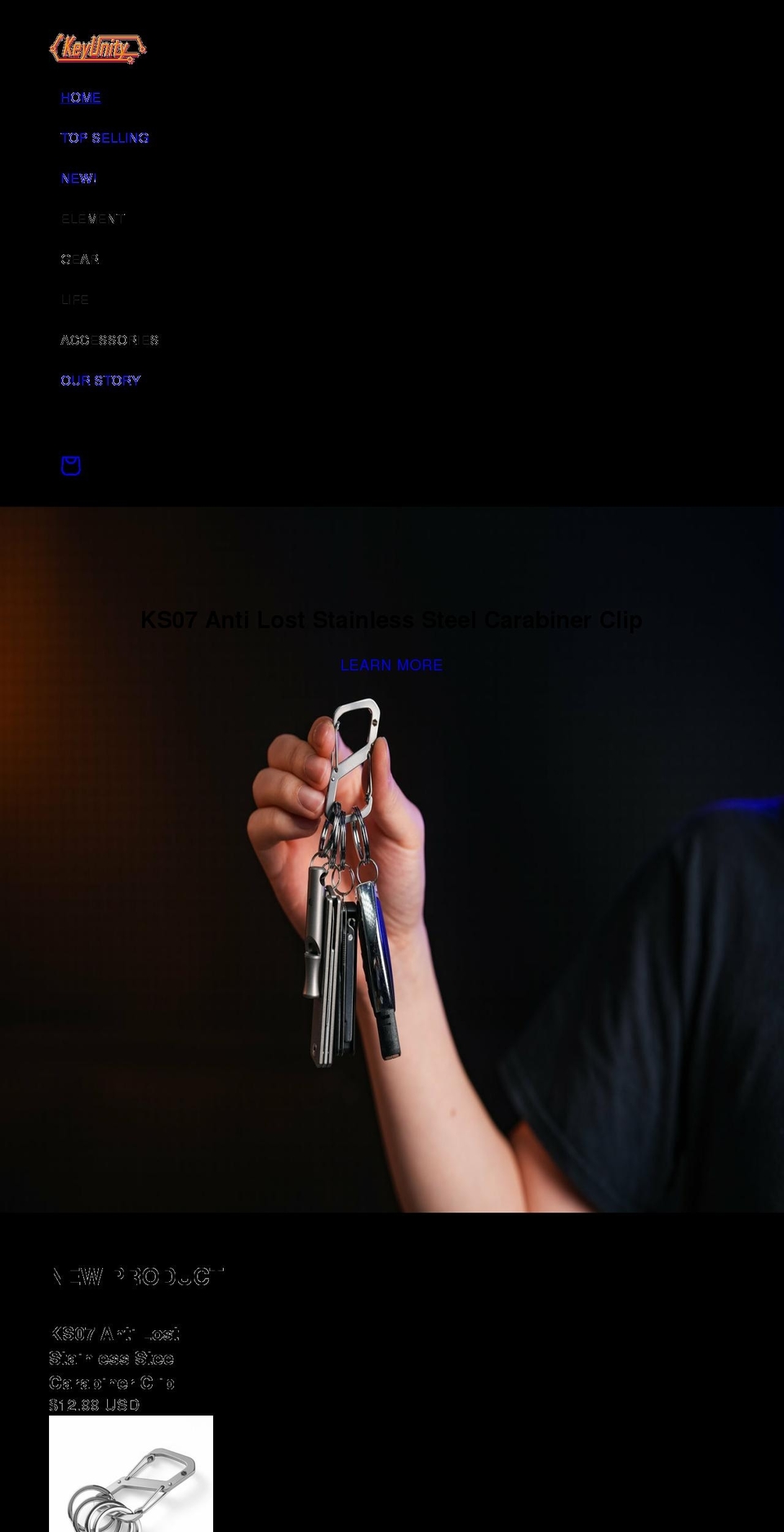 keyunity.net shopify website screenshot