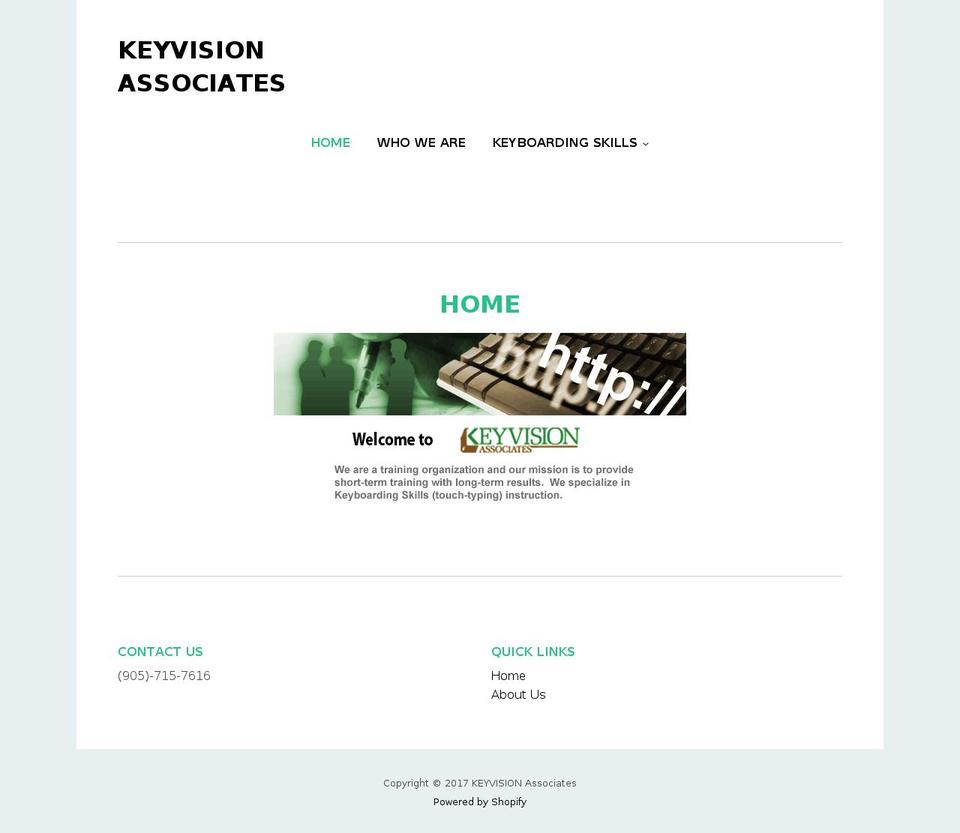 keyvision.ca shopify website screenshot