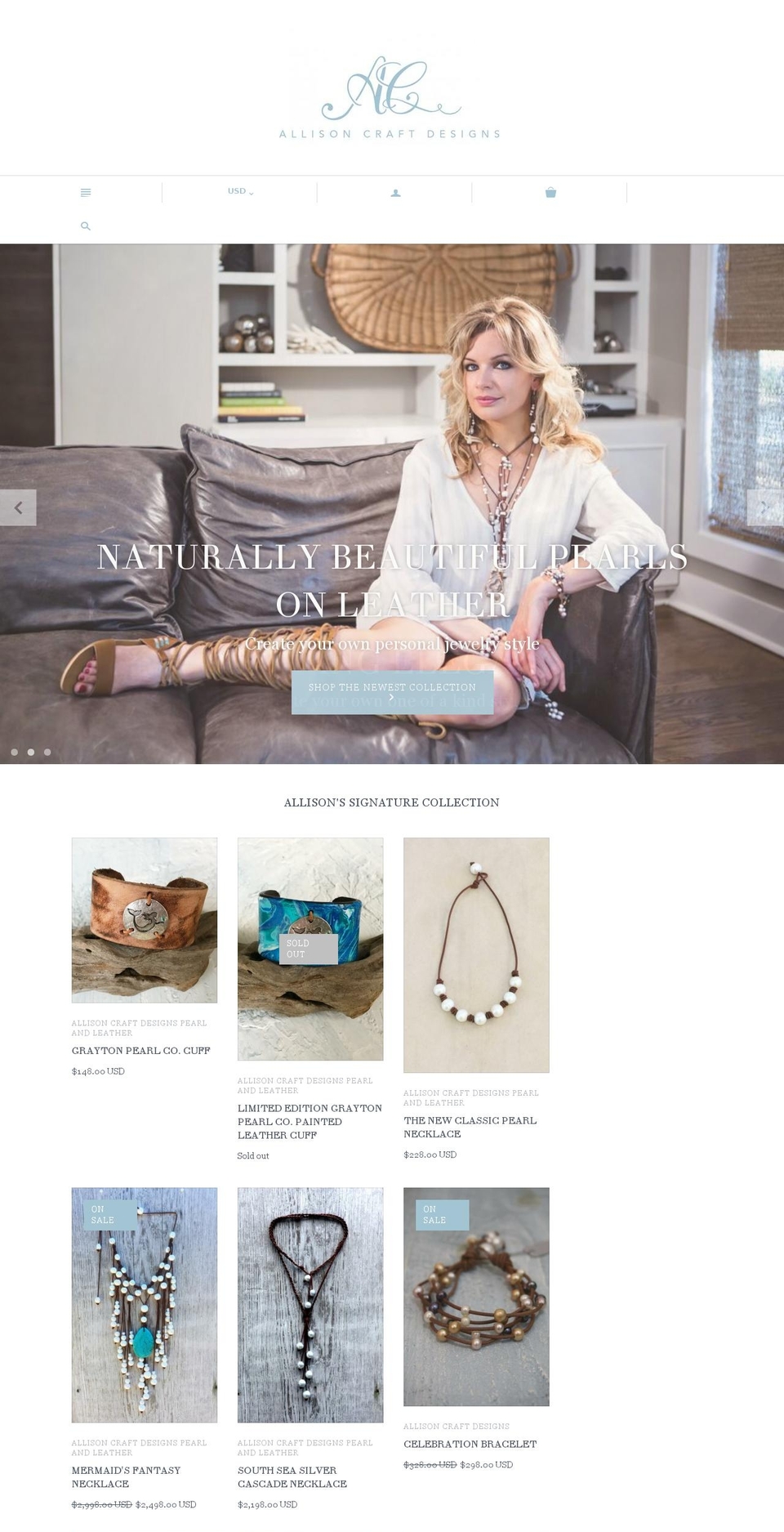 keywestpearl.com — Shopify storefront screenshot