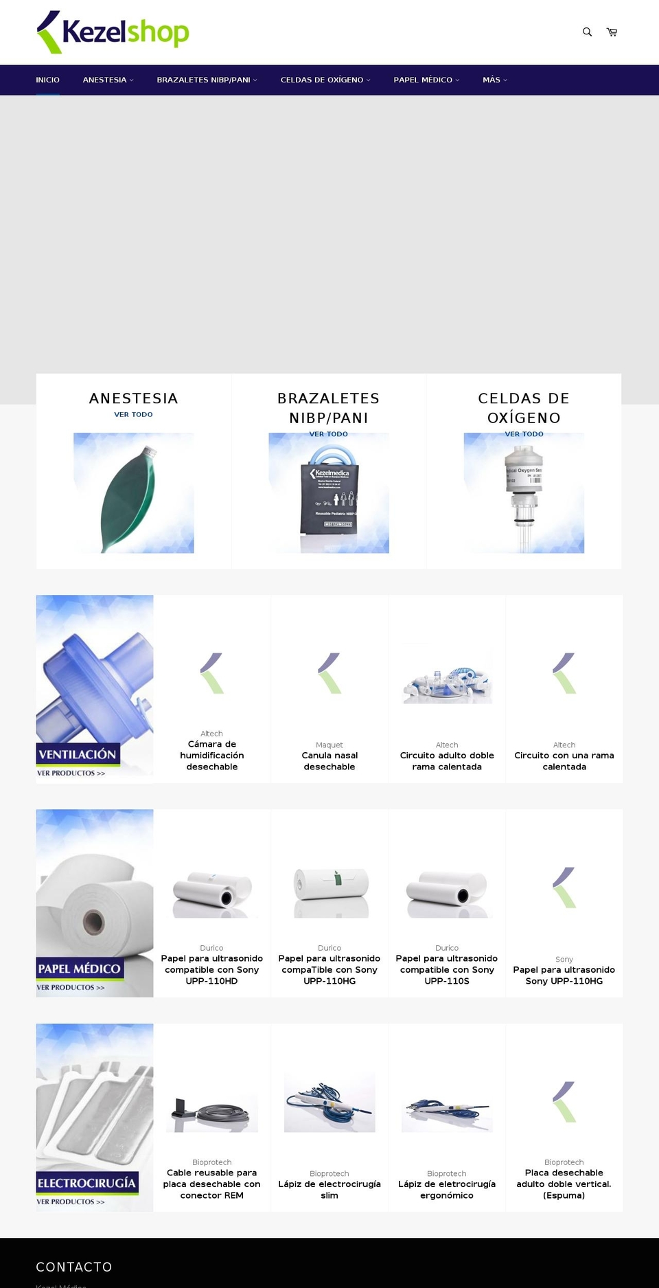kezelshop.com — Shopify storefront screenshot