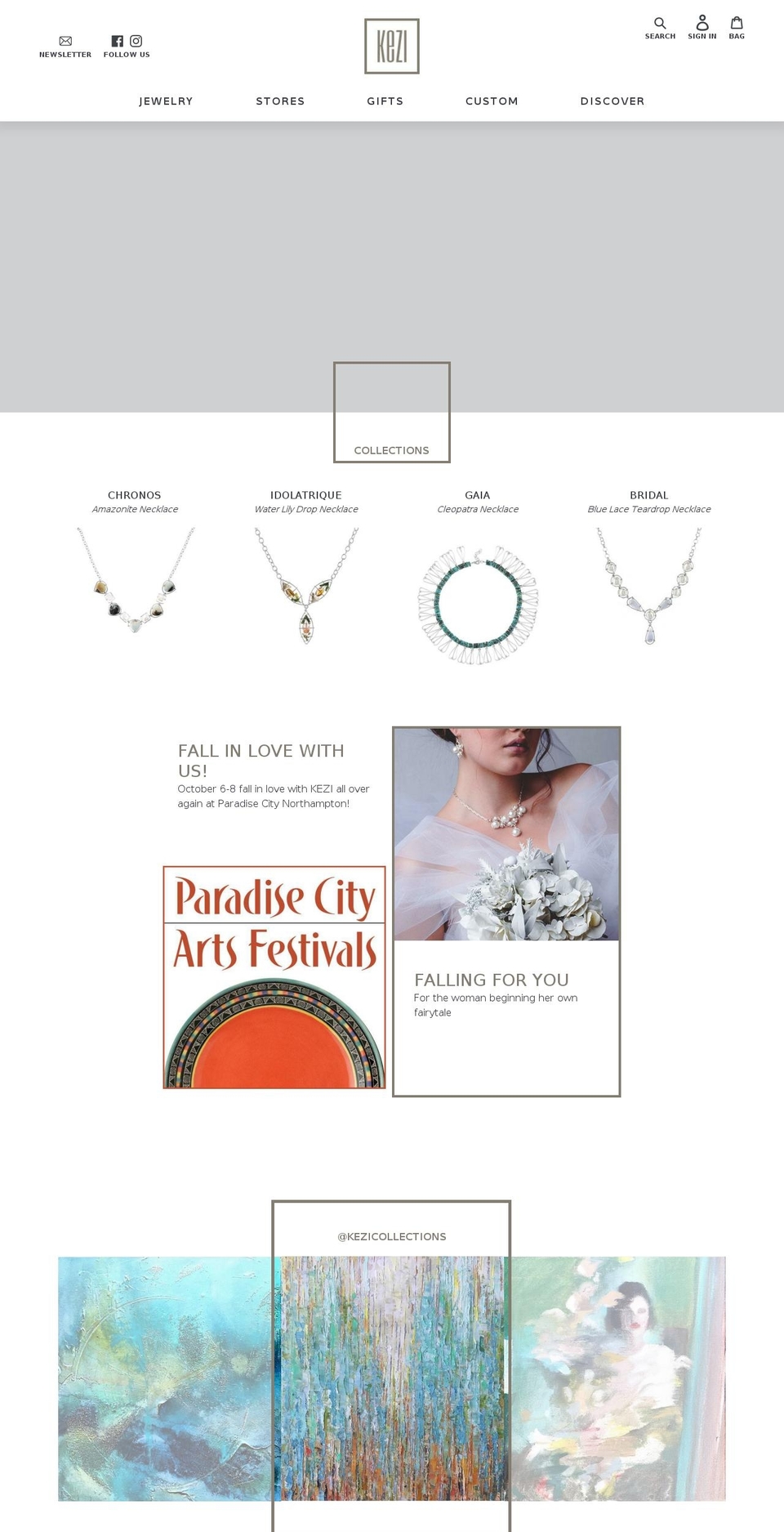 keziforyoubeyou.com — Shopify storefront screenshot