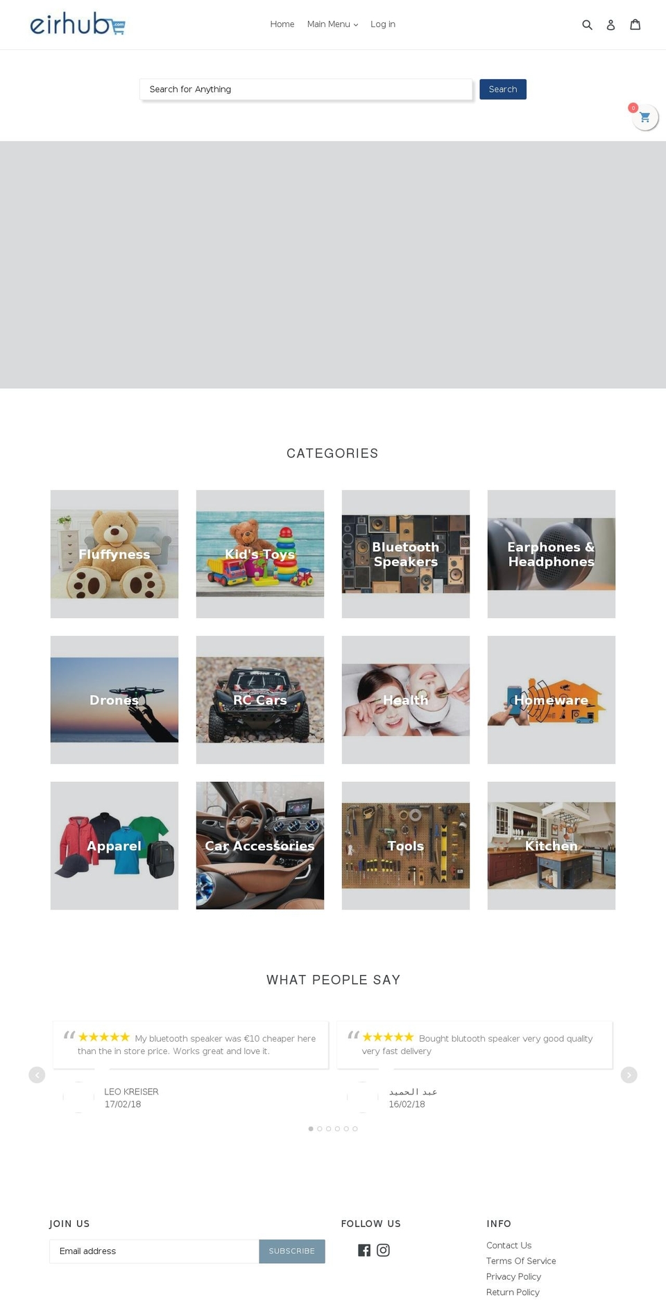 kezze.com — Shopify storefront screenshot