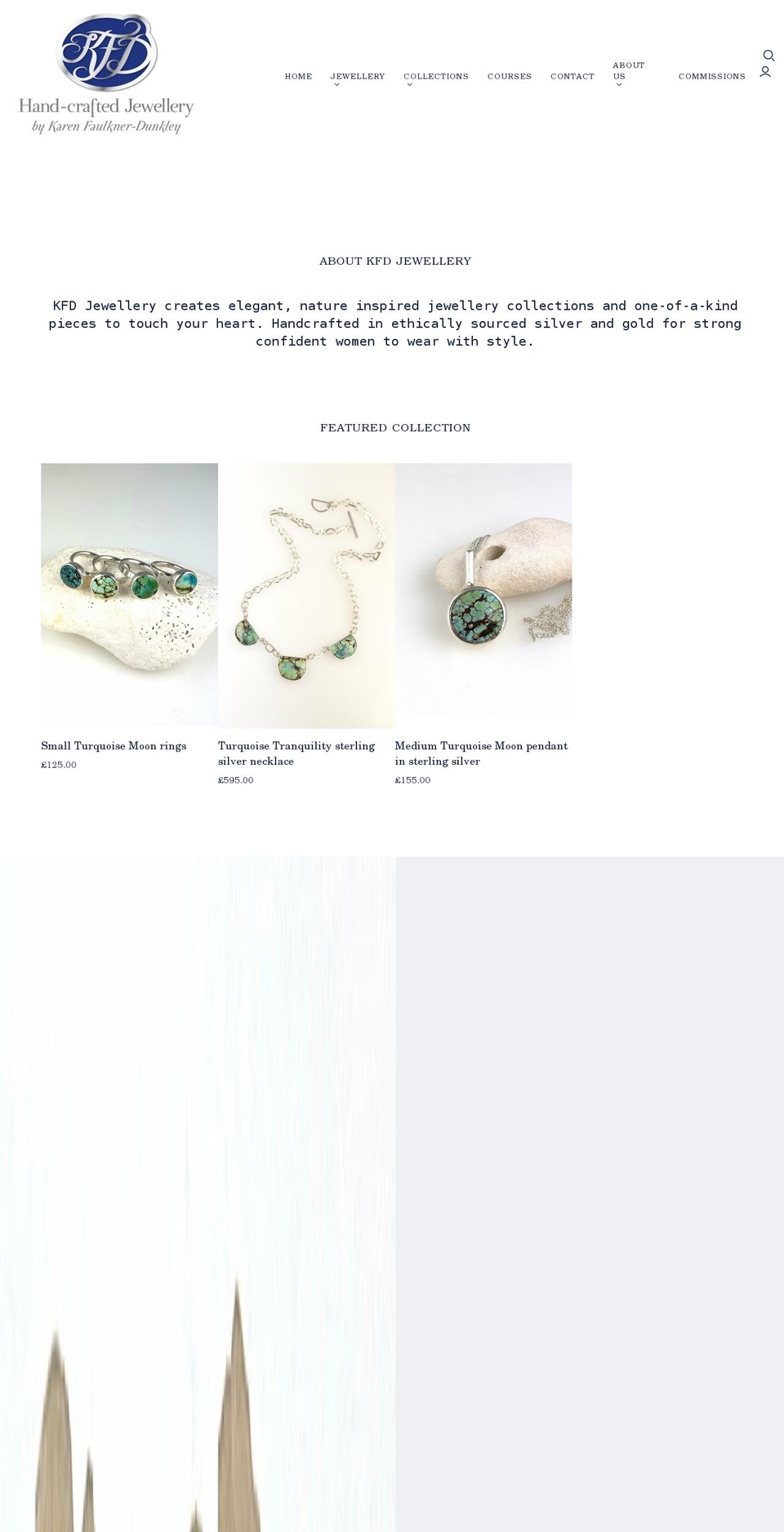 kfdjewellery.co.uk shopify website screenshot