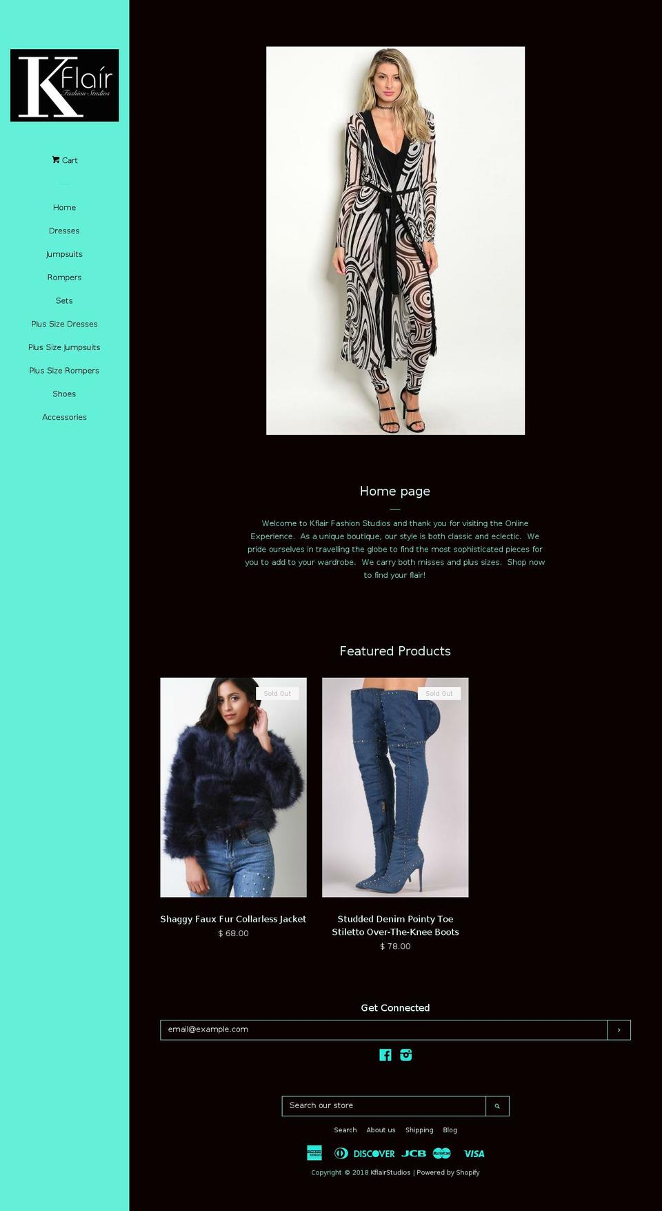 kflair.com — Shopify storefront screenshot