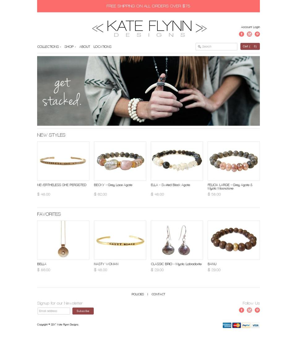 kflynndesigns.com shopify website screenshot