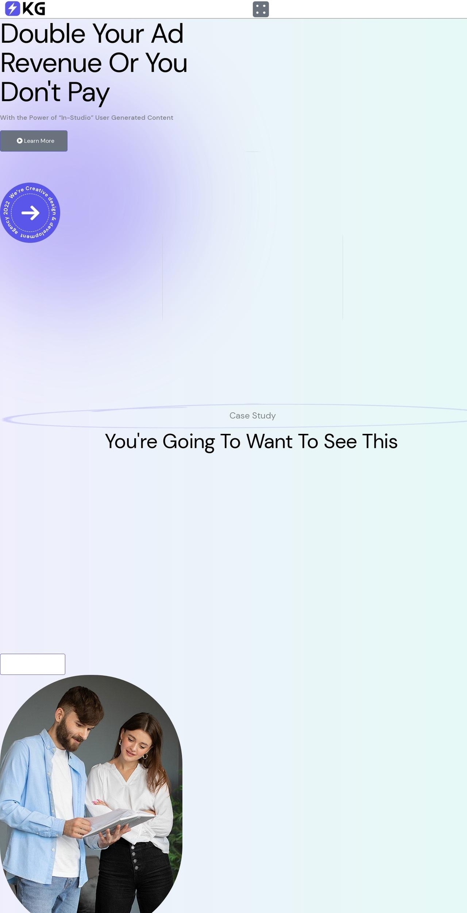 kg-digital.com shopify website screenshot