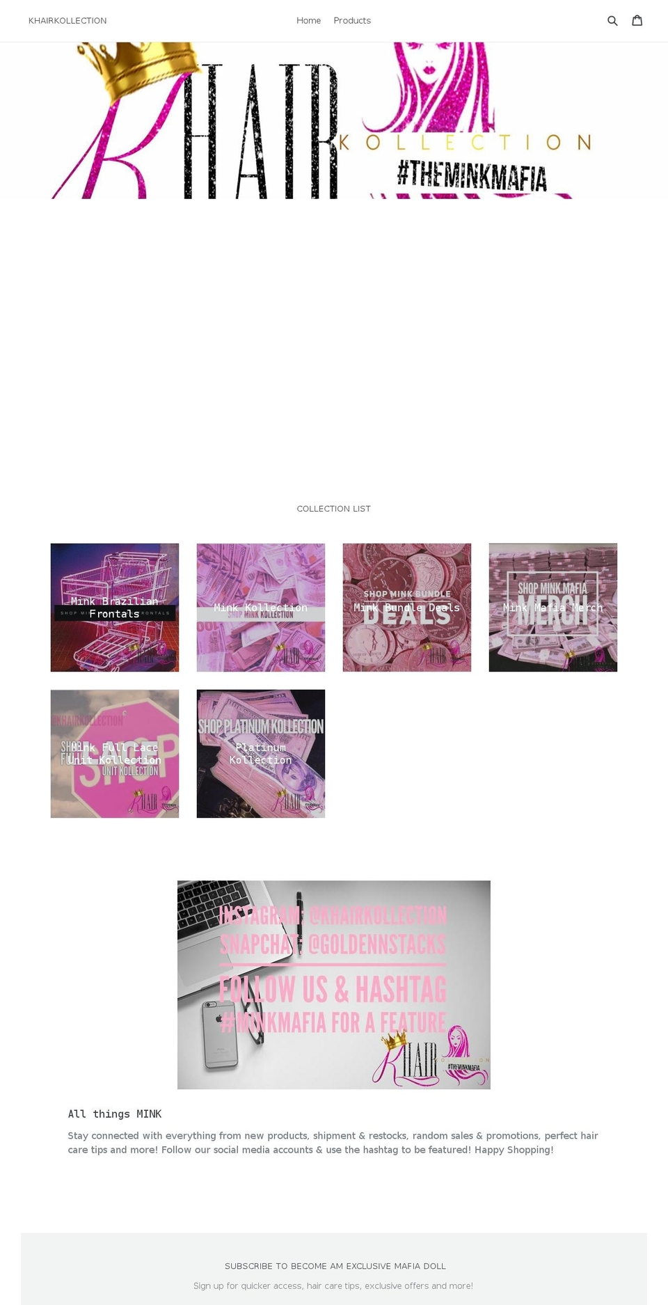 khairkollection.com — Shopify storefront screenshot