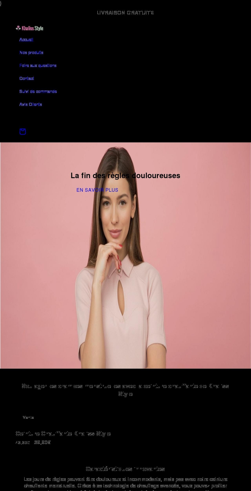 khaliss-style.com shopify website screenshot