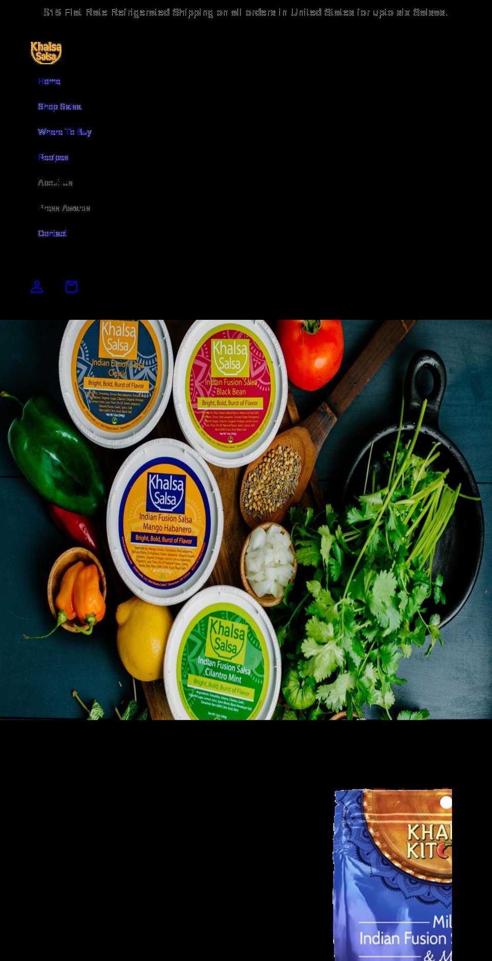 khalsasalsa.net shopify website screenshot