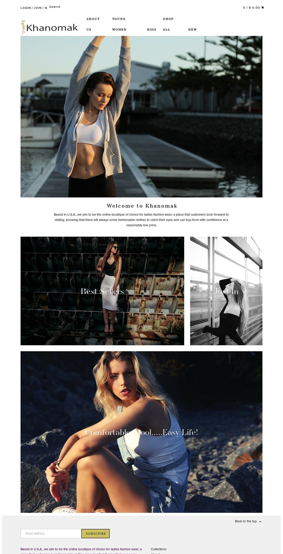 khanomak.com shopify website screenshot