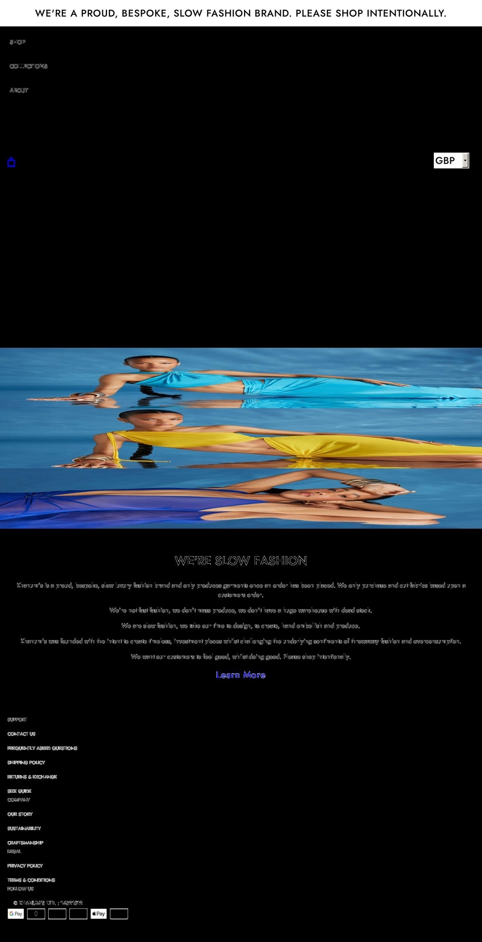 khanums.co shopify website screenshot