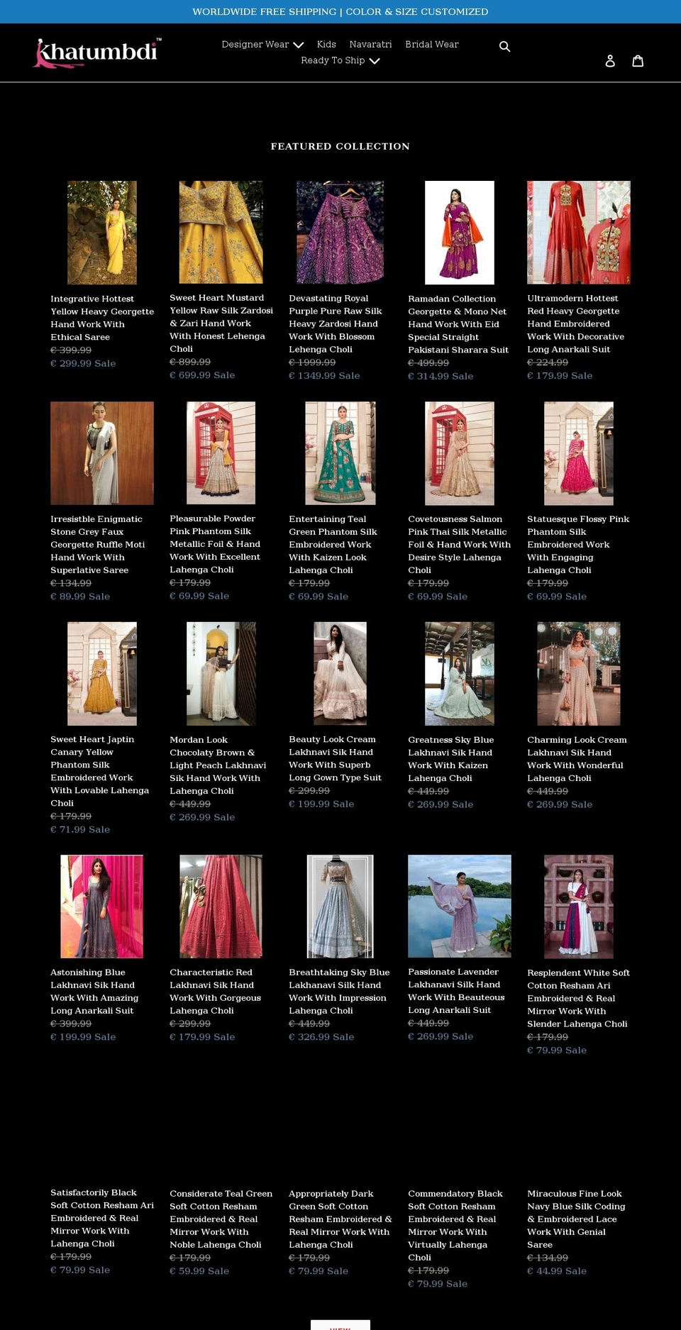 khatumbdi.com shopify website screenshot