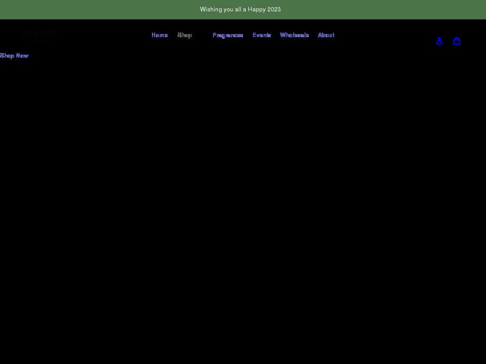 khayacandles.com.au shopify website screenshot