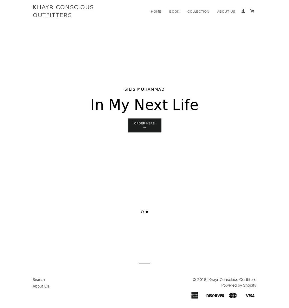 khayrco.com — Shopify storefront screenshot