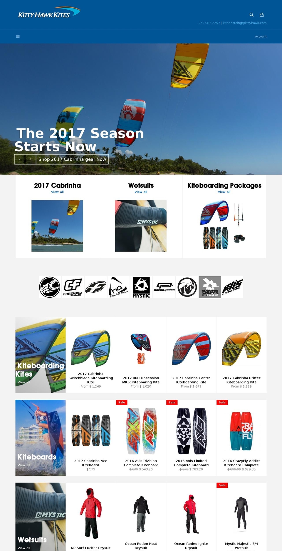 khkkiteboarding.com shopify website screenshot