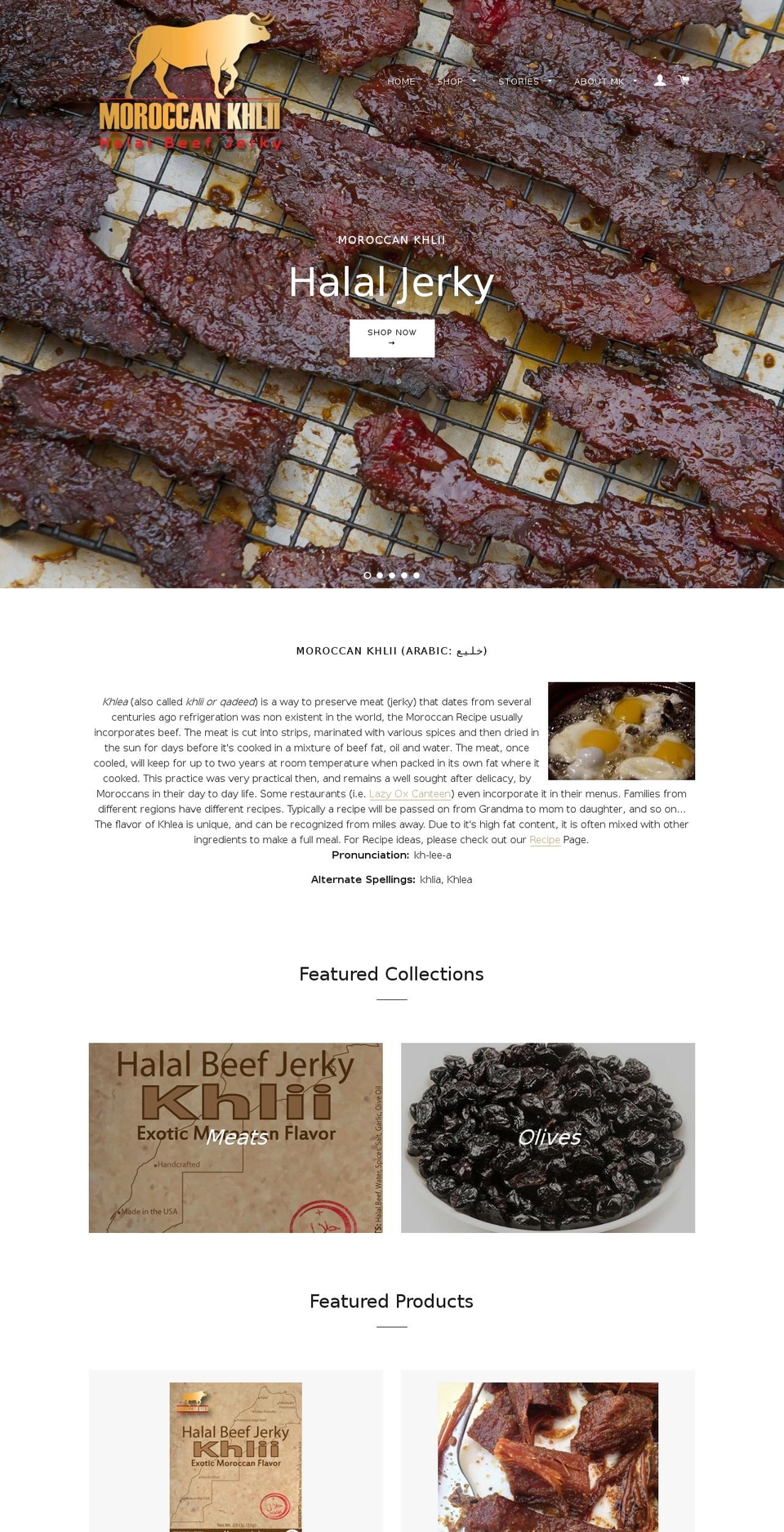 khlii.com shopify website screenshot