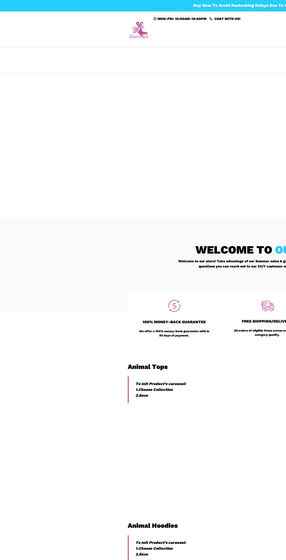 khoolkit.com shopify website screenshot