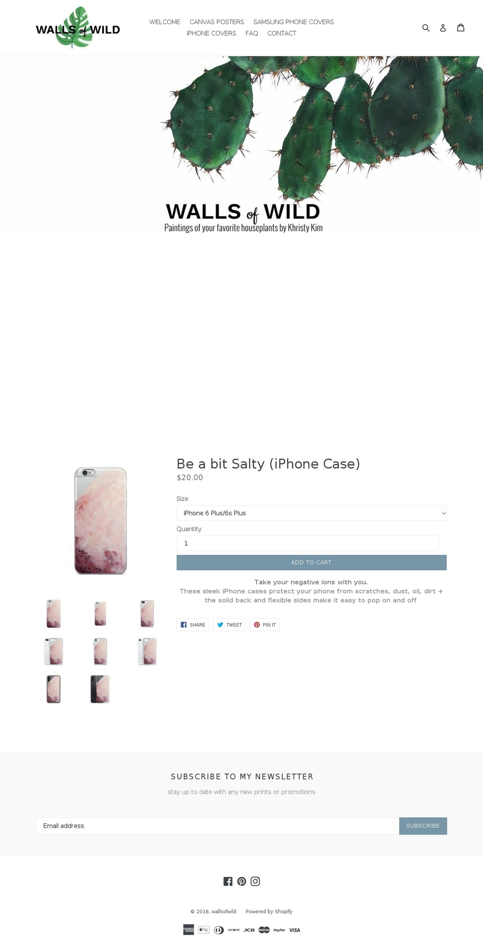 khristykim.com shopify website screenshot