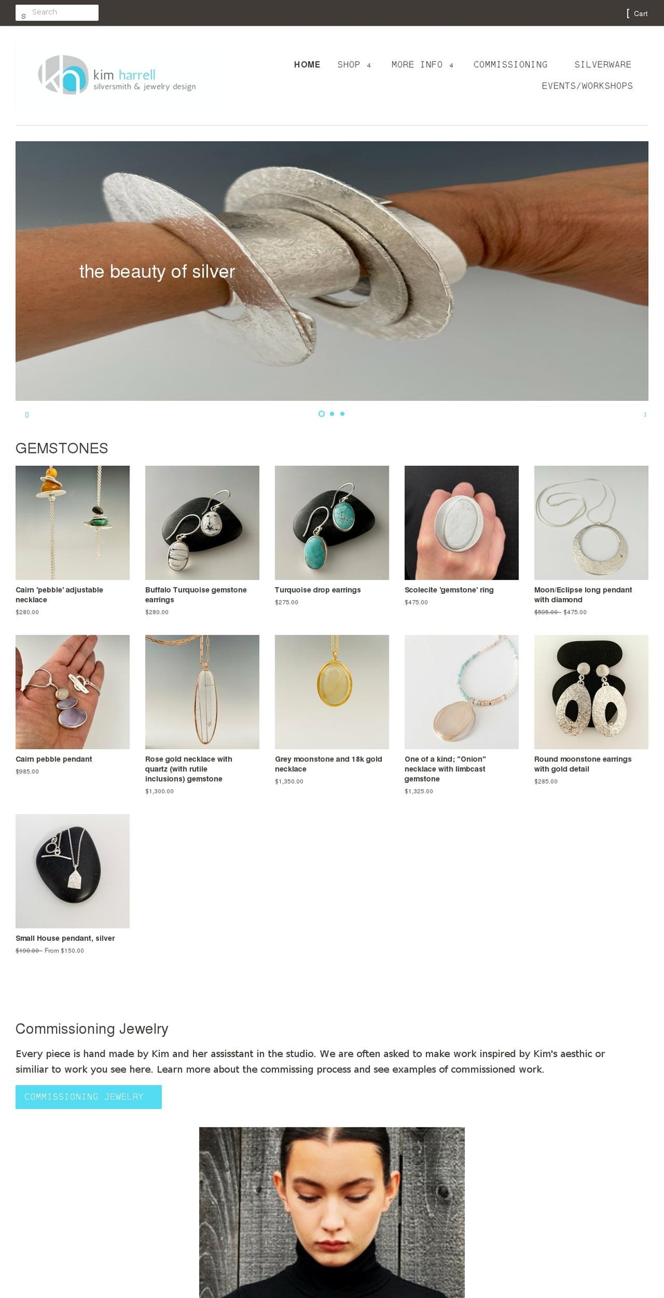 khsilversmith.com shopify website screenshot