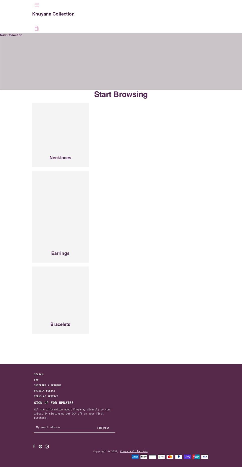khuyana.shop shopify website screenshot